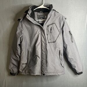 Suokeni Snowcoat Womens Medium Waterproof hooded Jackets Fleece Lined Lined Hood